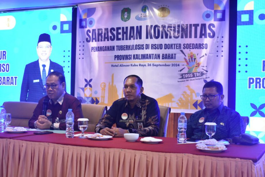 Sarasehan Komunitas Penanganan Tuberkulosis di RSUD dr. Soedarso Provinsi Kalimantan Barat. Kamis, 26 September 2024.