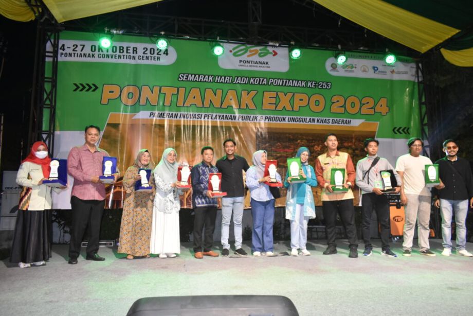 RSUD dr. Soedarso sebagai Juara I Stand Terbaik pada Pontianak Expo 2024. Minggu, 27 Oktober 2024.