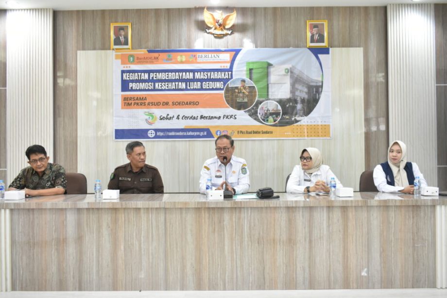 Kegiatan Pemberdayaan Masyarakat Gerakan Pramuka Saka Bhakti Husada Kota Pontianak Bersama Tim PKRS RSUD dr. Soedarso. Rabu, 30 Oktober 2024.