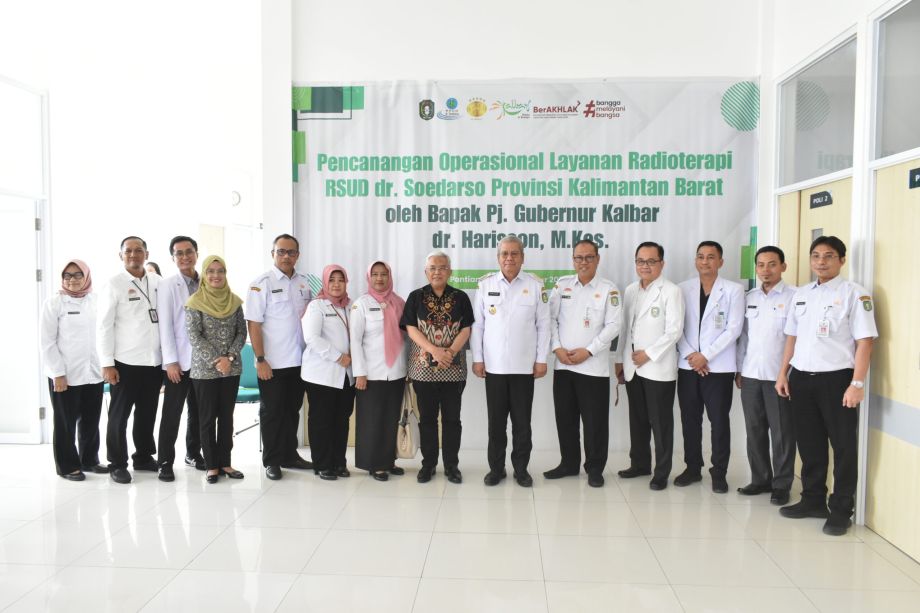 Pencanangan Operasional Layanan Radioterapi RSUD dr. Soedarso Provinsi Kalimantan Barat oleh Pj. Gubernur Kalbar Bapak dr. Harisson, M.Kes. Rabu, 18 September 2024.