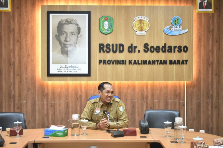 Kaji Banding RSUD M. Th. Djaman Kabupaten Sanggau di RSUD dr. Soedarso. Selasa, 3 Desember 2024.